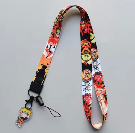 Naruto Lanyard Cartoon Keychain